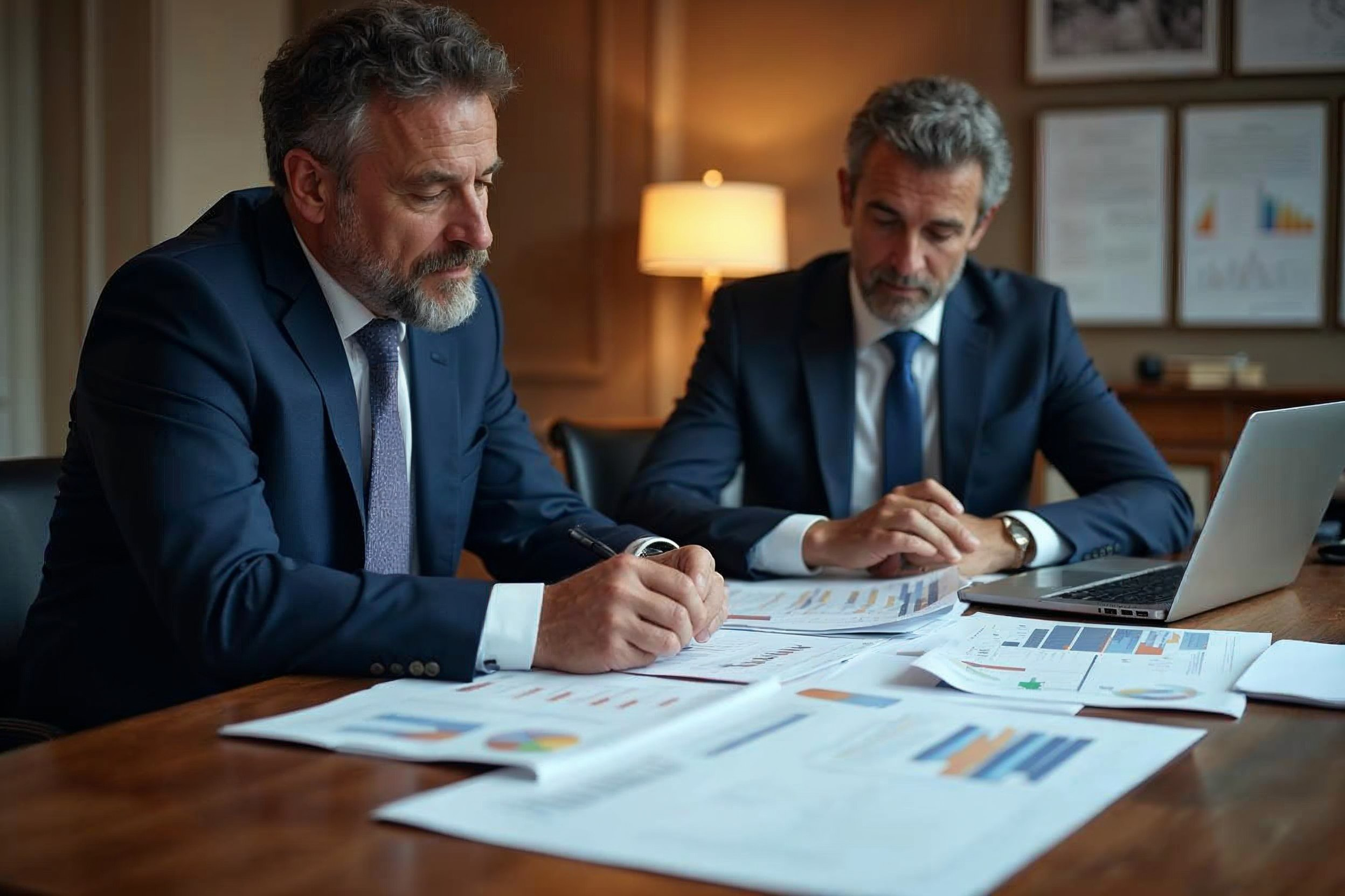 Financial audit services: advisor reviewing annual accounts at TGS Innovised